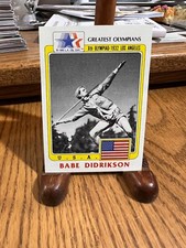 1983 Topps History's Greatest Olympians Card #39 Babe Didrikson