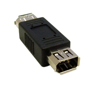 Firewire Coupler Gender Changer IEEE-1394a 6 Pin Female/6 Pin Female 30E3-00400 - Picture 1 of 1