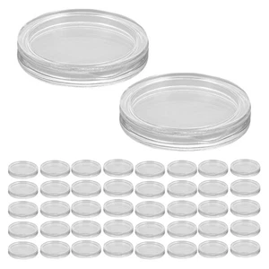  Caja de almacenamiento de monedas de 100 piezas soportes transparentes para juegos de mesa fichas pantalla transparente - Imagen 1 de 20
