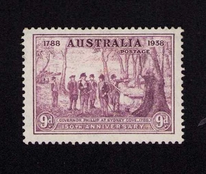 Francobollo Australia 165 Governatore Arthur Philip MH 1937 - Foto 1 di 5