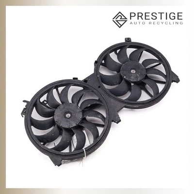 2009-2014 NISSAN MAXIMA Radiator Dual Cooling Fan Motor w/ Shroud 21481-ZY70A - Image 1 of 4