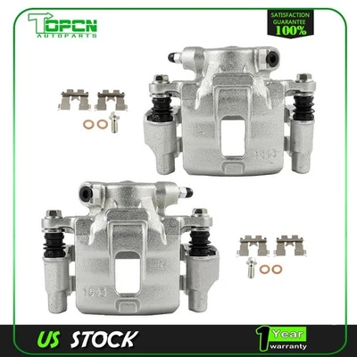 For 1989-1992 Chevrolet Tracker L4 1.6L Front Pair Brake Calipers w/ Bracket - Image 1 of 4