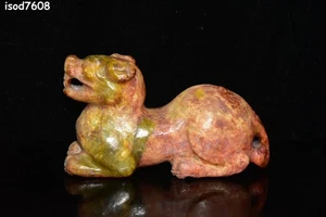 6,8 Zoll China Hongshan Kultur alte Jade geschnitzt Opfer Lao Yu, Tier Statue - Bild 1 von 10