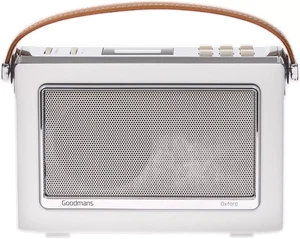 Goodmans Oxford anni 60 stile DAB+ digitale e FM porcellana bianca - Foto 1 di 6