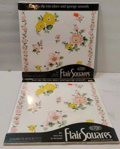 RARE Vintage DuPont Flair Squares Wallcovering (2) Mom's Favotite 2735-C Packs - Picture 1 of 8