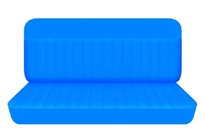 Fits 1961-1986 Chevy C/K 10-20 truck front bench seat covers  blue - Bild 1 von 8