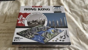 4D-Stadtbild Zeitpuzzle Hongkong 1100 Teile Neu Versiegelt - Bild 1 von 3