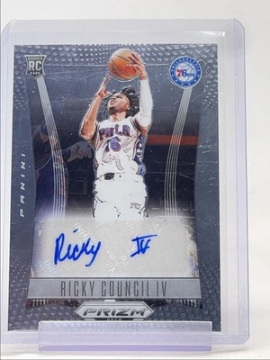RICKY COUNCIL IV 2023-24 PANINI PRIZM DECA ROOKIE SIGNATURES RC AUTO Q5965 - Image 1 of 2
