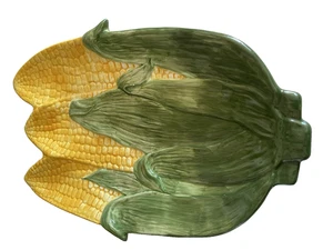 Gemischtwarenladen Ziel Keramik Figur Servierplatte Ähren 15"x10,5" - Bild 1 von 8