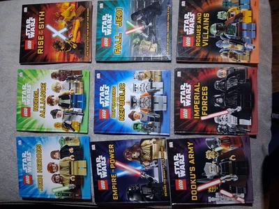 Lego Star War DK Hardcover Books Disney Set9 & build your own adventure Starwars - Image 1 of 4