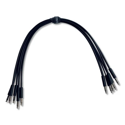 Super-Slim Eurorack Patch Cables (5 pack) | 3.5mm 1/8" mono TS cables synths - Image 1 of 4