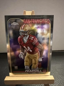 2024 Topps Chrome Football Ricky Pearsall 243. RC - Picture 1 of 2
