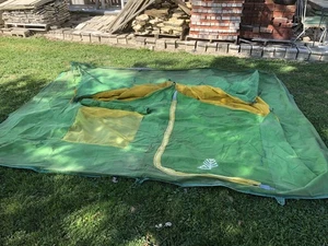 Tienda de campaña vintage Sears Hillary Cabin 9 x 11... tienda de campaña de la era de los años 60/70 solamente - Imagen 1 de 24