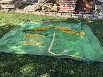 Винтажная палатка для кемпинга Sears Hillary Cabin 9 x 11...1960-е/1970-е годы только палатка - Изображение 1 из 4