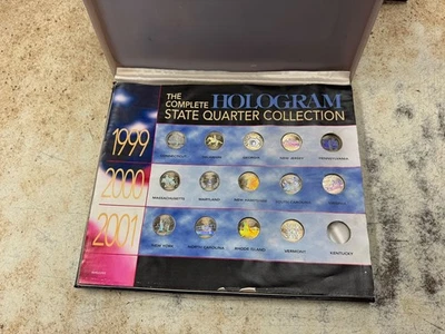 State Quarter Hologram COLLECTION Commemorative 1999 2000 2001 - MISSING ONE - Image 1 of 4