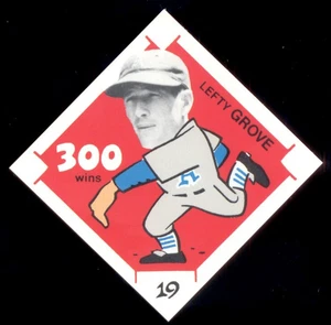 Tarjeta de club Laughlin LEFTY GROVE 1980 Philadelphia Athletics 300 .400 500 - Imagen 1 de 1