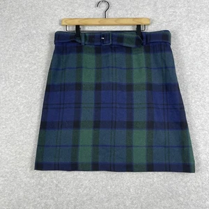 Talbots Tartan Plaid Wool Blend Skirt Womens Size 14 Preppy Academia Old Money - Picture 1 of 8