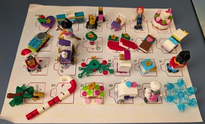 21 Complete Items - 3 Partial from Lego 41382 Friends Advent Calendar 2019 - Image 1 of 4