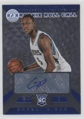 2013 Totally Certified Rookie Roll Call Signatures Blue /49 Gorgui Dieng Auto RC - Image 1 of 2