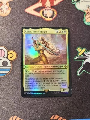 EXACT CARD PICTURED Celes Rune Knight FIC 0001 MTG Final Fantasy Eng Foil - Image 1 of 2