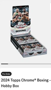 2024 Topps Chrome® Boxing Hobby Box Brand New Sealed Confirmed Order - PreOrder - Picture 1 of 3