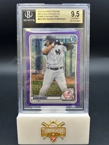 Bowman 2020 cromo mega caja púrpura #BCP243 Jasson Dominguez BGS 9,5/250 - Imagen 1 de 2