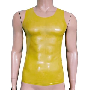 Camisa para Hombres de Goma Látex AMARILLO TRANSLÚCIDO por Rubberpigs gay/fetiche - Imagen 1 de 1