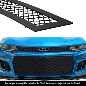 For Chevy Camaro 19-24 APG GR03GEJ92H 1-Pc Black 1.8 mm Wire Mesh Main Grille - Picture 1 of 3