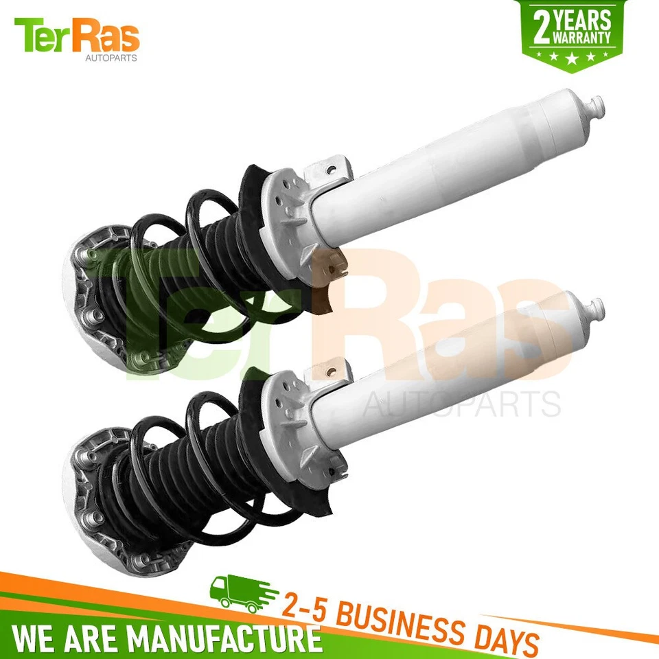 2PCS Front LH & RH Shock Absorber ASSYS EDC Fit 2015-2020 BMW M3 M4 F80 F82 F83 - Imagem 1 de 4
