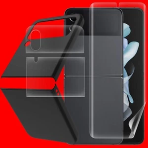 For Samsung Galaxy Z Flip 4 SM-F721U Crystal Clear Soft Hydrogel Film Hard Cover - Picture 1 of 1
