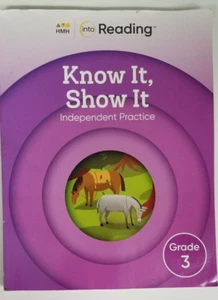 HMH into Reading Know It, Show It Independent Practice Grade 3 Workbook - Picture 1 of 3