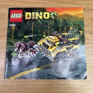 Lego Dino 5885 Triceratops Trapper Instruction Manual Booklet Only 2012 - Picture 1 of 3