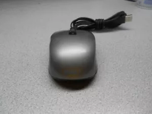 Genuine Dell Premium USB Wired Laser Mouse Silver MOCZUL 4 Settings Lightly Usd - Picture 1 of 3