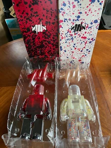 Medicom Kubrick RECON FUTURA 400% bearbrick rare limited SET OF 2 - Picture 1 of 12