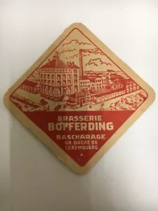 Sottobicchiere birra tedesco vintage Bieres de Diekirch Lussemburgo uomo grotta bar bere VVPS - Foto 1 di 11