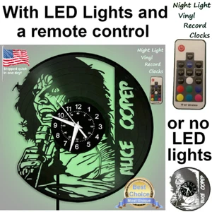 Alice Cooper vinyl record wall clock w/wo LED back light t shirt cd poster art - Picture 1 of 8
