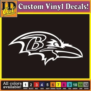 7" NFL Baltimore RAVENS Football Sticker truck car window vinyl decal - Foto 1 di 1