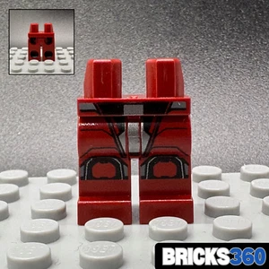 Lego Star War Minifigur Bein Hose Sith Trooper dunkelrote Rüstung silber/schwarz Knie - Bild 1 von 4