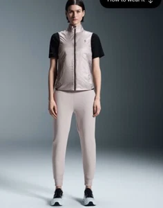 On Cloud Women's Running Work Out Jogger Sweat Pants, Mauve Fade, Size XL NWT - Picture 1 of 10