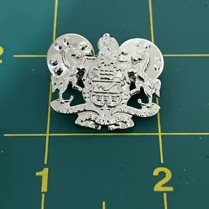 PENNSYLVANIA PA ESTADO CRESTA ESCUDO DE ARMAS UNIFORME SOMBRERO PIN BROCHE PINBACK - Imagen 1 de 2