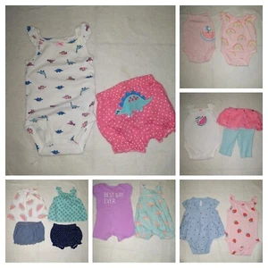 Baby Girl Clothes Lot Size 3 Months Infant Summer Clothing - Picture 1 of 7