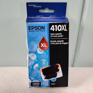 Epson 410XL Claria Premium High-Capacity CYAN BLUE Tintenpatrone 2021 Exp. Datum - Bild 1 von 4