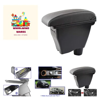Center Arm Rest Console For Smart Fortwo 453 2014-2019 New Storage Box USB In... - Image 1 of 4