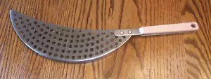 Vintage Metal Stainless Pasta Pan Strainer Hand Held With Handle Made Hong Kong - Picture 1 of 3