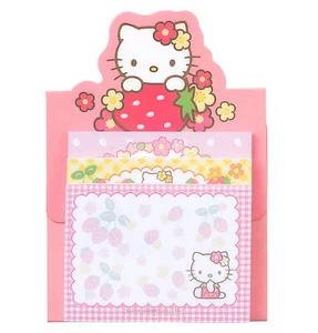 lindo bloc de notas sanrio hello gatito notas adhesivas kawaii papelería regalo de cumpleaños - Imagen 1 de 5