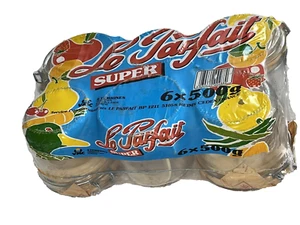 Vintage Le Parfait Super Glass Canning Lid-Lock Jar 16 oz Set of 6 France NEW - Picture 1 of 11