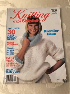 Knitting with Simplicity Fall 1985 - Picture 1 of 1
