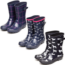 Rydale Short Wellingtons Boots Mid Calf Waterproof Wellies Footwear 7 Colours