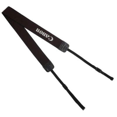 CANON ORIGINAL GENUINE EOS CAMERA STRAP NECK STRAP BROWN / WHITE - Image 1 of 3