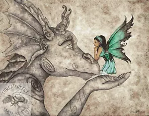 Curious Gargoyle Counted Cross Stitch Kit - Fantasy - UK Seller Dragon Fairy - Picture 1 of 7